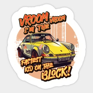 For car loving kid! Sticker